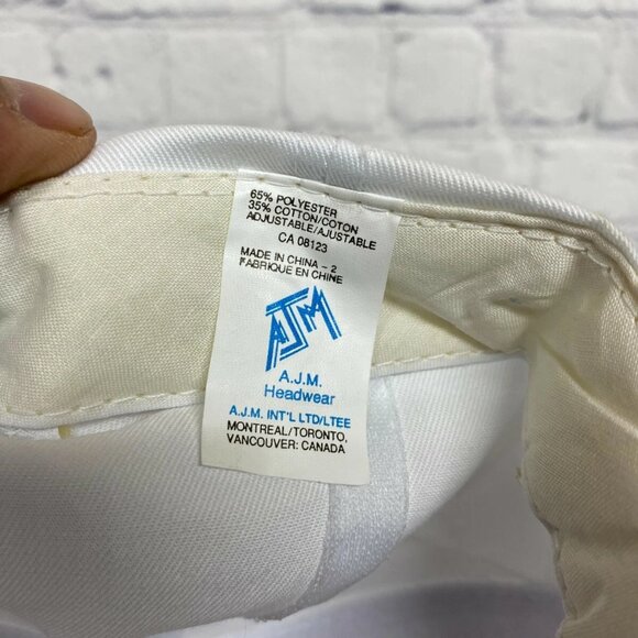 Vintage Hat Cap Snapback White Trucker Rope TRIMAC Transportation Embroidered - Picture 7 of 9